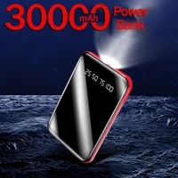 30000mah mini charger power bank usb pd fast charging power bank portable mobile phone external battery charger