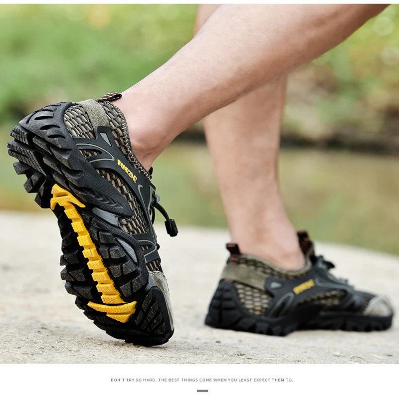 Unisex Hiking Shoes Men Beach Sandals Upstream Aqua Shoes Quick Dry Nonslip Outdoor Sport Shoes Breathable Diving Trekking Shoes