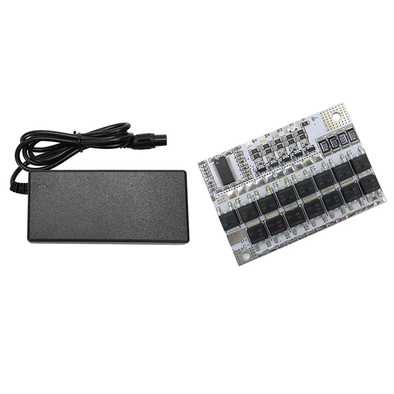 

1 Pcs 12V 16.8V 21V 100A Li-Ion Battery Protection Board & 1 Pcs Balance Scooter Charger Scooter Charger With US Plug