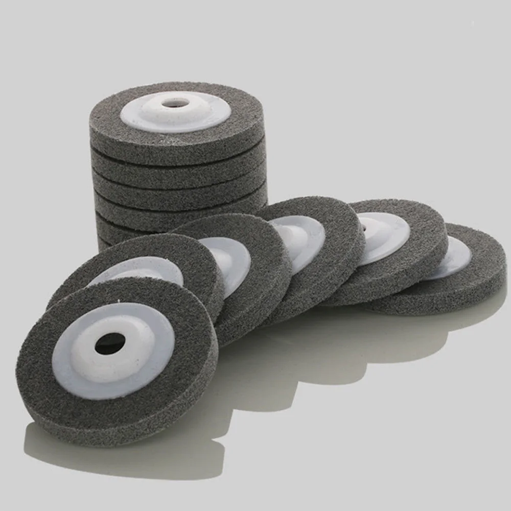 

4'' 100mm Nylon Fiber Polishing Buffing Wheel Pad Disc For Angle Grinder Polish Grinder Pad Handcraft Tool