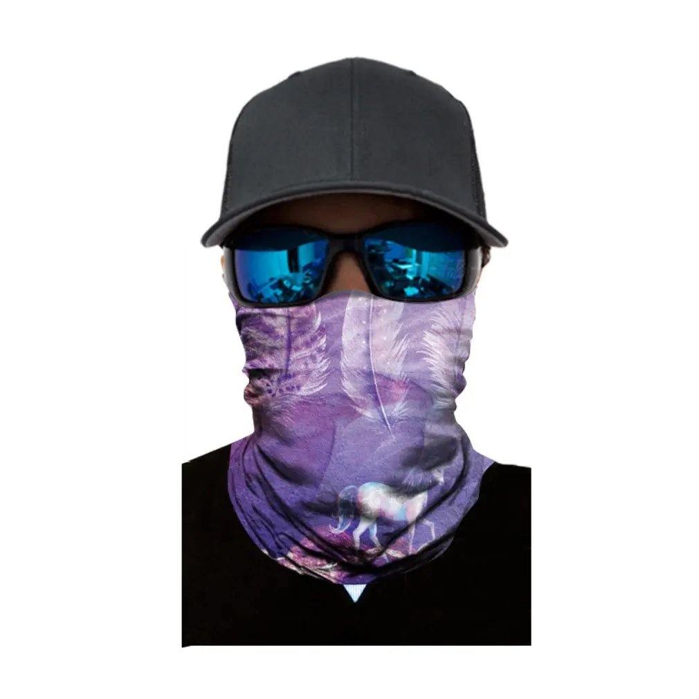 

AC275 Multifunctional Fshion Printed Breathable Sport Cycling Mask Super Cool Half Face Bike Bicycle Riding Face Mask