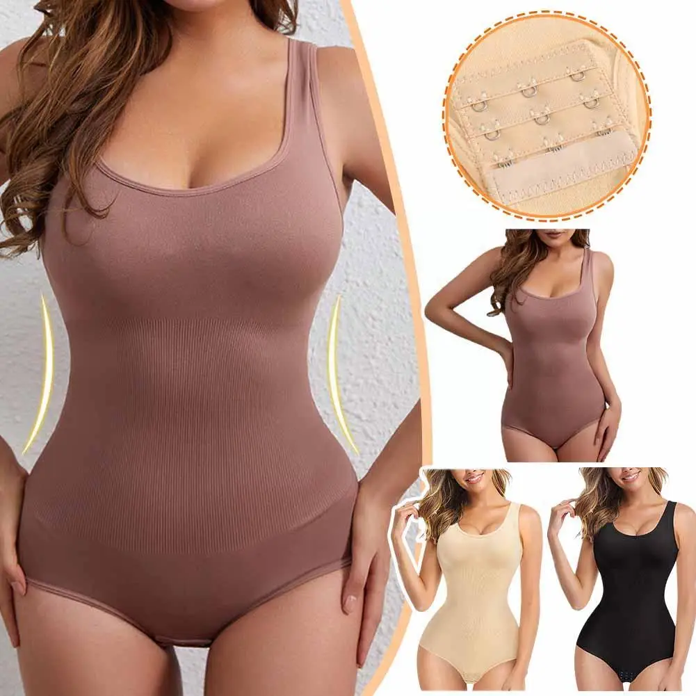 

Women's Tummy Tuck Pants Color Slimming Bodysuit Briefs One-piece Panties Modeling Waist Underwear Triangle Shaping T D3Z3
