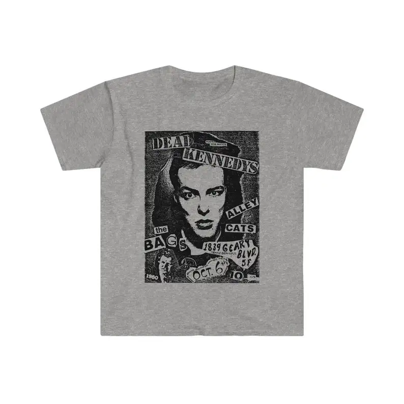 Футболка с плакатом группы Dead Kennedys Alley Cats