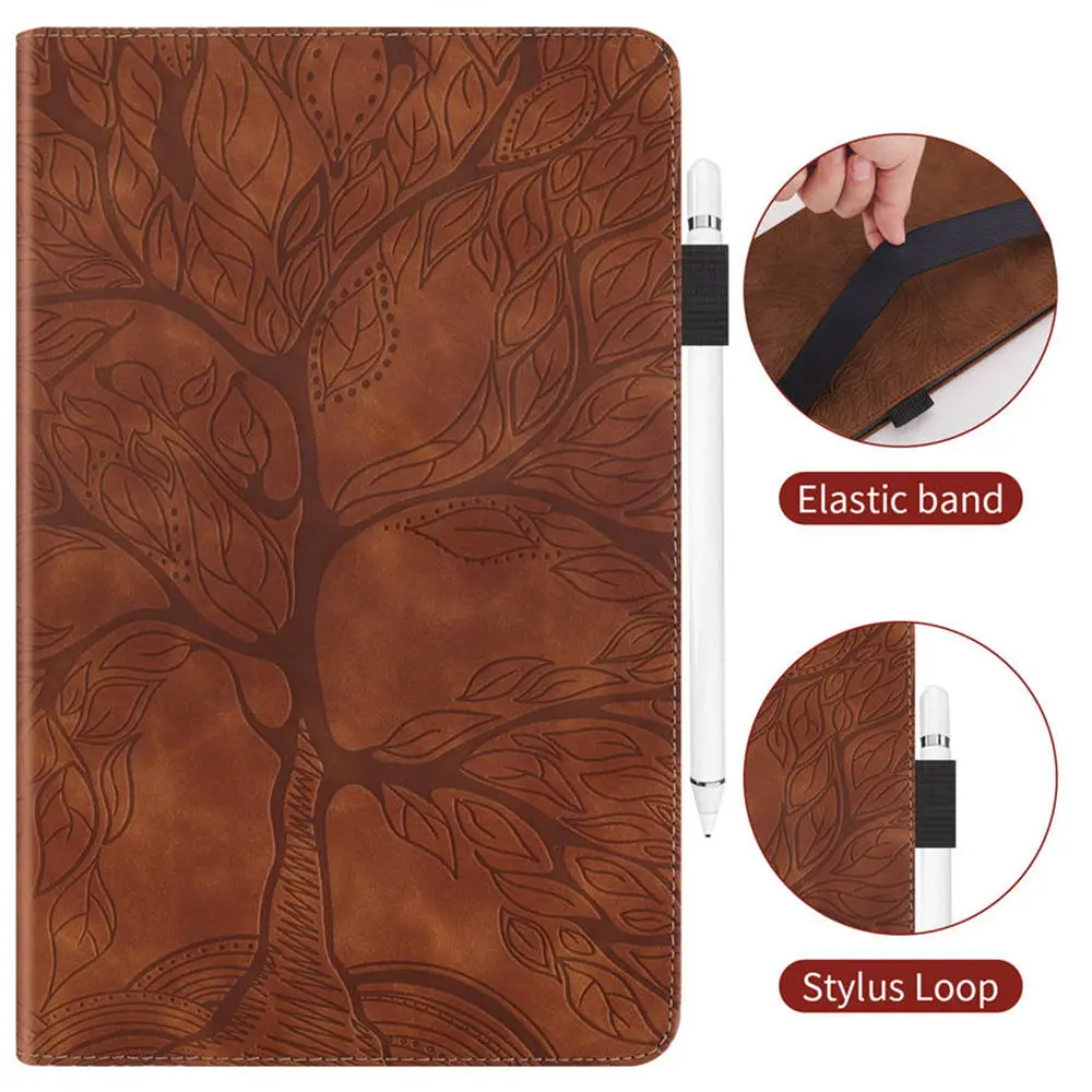 

3D Tree Embossed Case For Lenovo Xiaoxin Pad Tab M10 Plus 3rd Gen Case 10.6 TB-128FU TB-125FU 2022 Soft TPU Tablet Cover