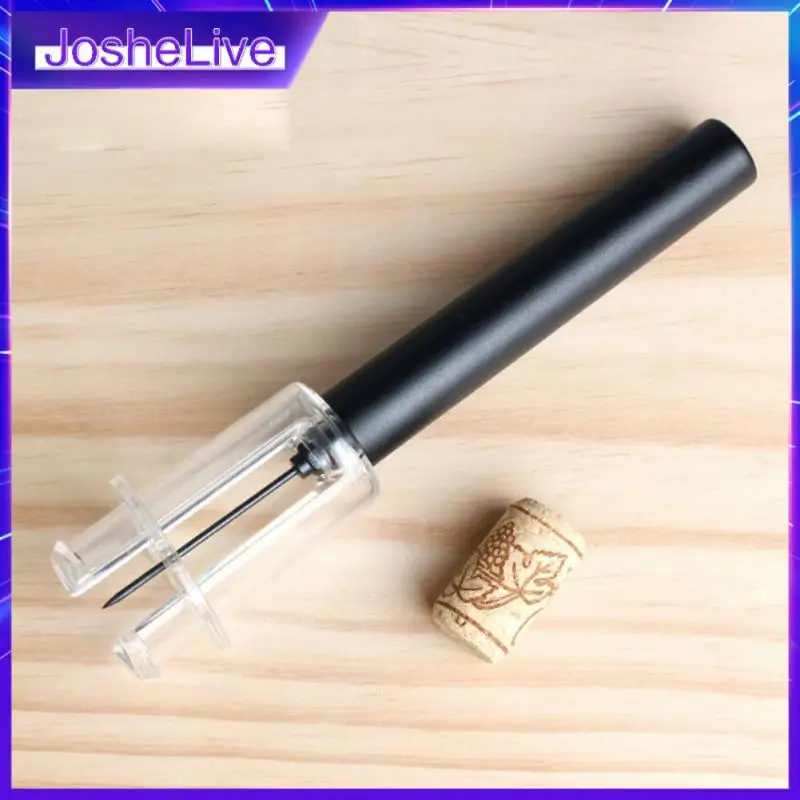 

Wine Bottle Opener Safe Plastic Tube Pipe Needle Driver Bar Tools Air Pressure Corkscrew Portable Pneumatic Bottle Opener
