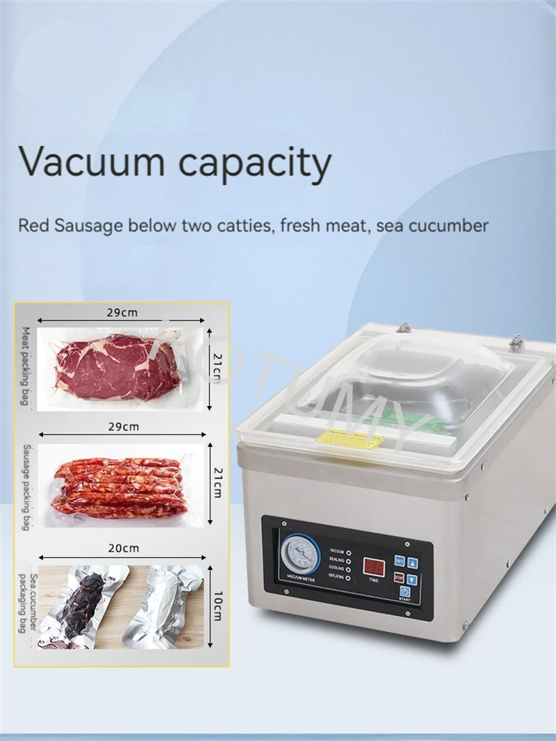 Коммерческая вакуумная упаковочная машина для вакуумной упаковки пищевых