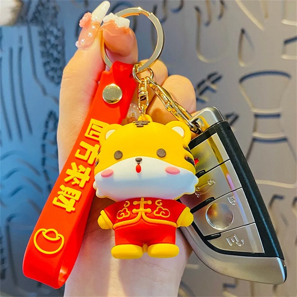 

2022 Lucky Tiger Ornament Red Mascot Tiger Chinese New Year Of Tiger For 2022 Birthday Gift Home Decor