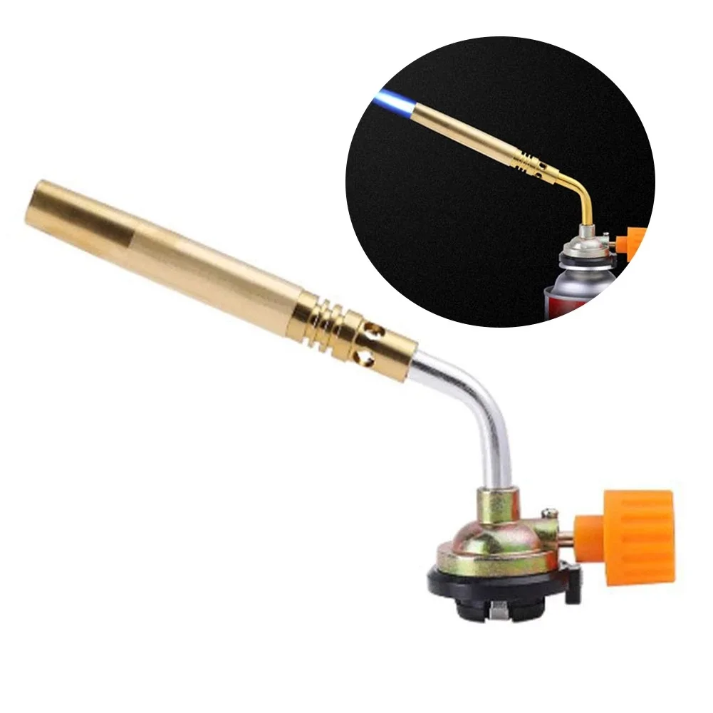 

Новая Бутановая горелка, Сварочная газовая горелка, огнемет, пайка, огнемет для улицы, кемпинга, барбекю, портативный паяльный тепловой пист...