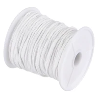 1roll 200feet 61m candle wick flat cotton 40ply braid candle wicks wick core for diy oil lamps handmade candle making supplies