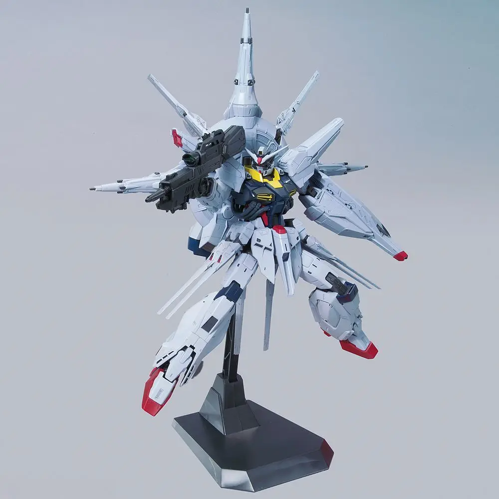 Фото Фигурки BANDAI MG 1/100 ZGMF-X13A Providence Gundam, мобильный костюм Gundam SEED, аниме-модель, игрушки для мальчиков, оригинальная коробка №4