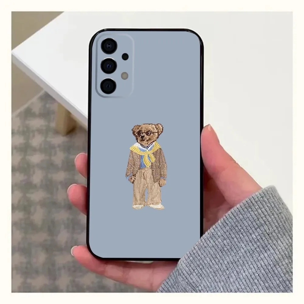 Модный чехол для телефона B-Baron F-Filou Bear Samsung Galaxy A20 A21s A22 A31 A32 A52 A53 A72 73 A80 A91 Мягкий