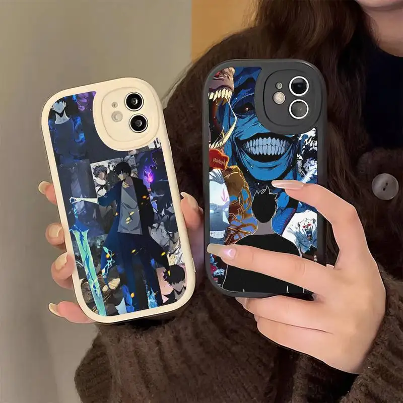 

Solo Leveling Comics Anime Z Flip 4 Phone Case Hard Leather for iPhone 13 12 Mini 11 14 Pro Max Xs X Xr 7 8 Plus 6 6s Se Cover