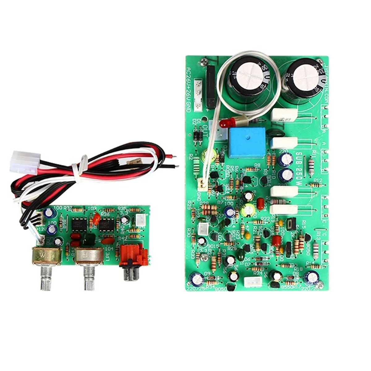 

250W Mono Subwoofer Amplifier Board High Power Audio Amplifiers Board for Home Speaker DIY Amp Dual AC22-26V