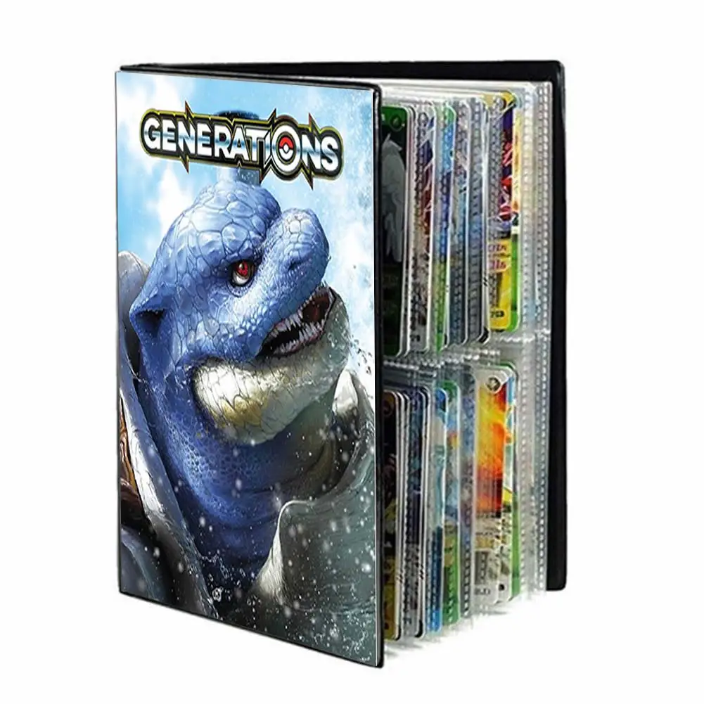 

Pokemon Album Book 240Pcs Anime Game Cards Collectors Holder Loaded TAKARA TOMY Pokemons Card Binder Folder Children Toys gifts