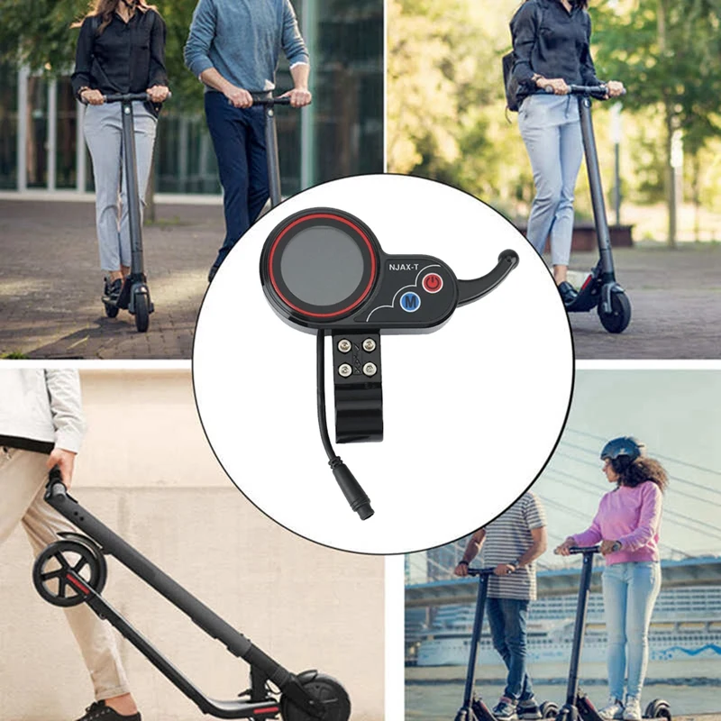 Приборная панель для электроскутера черного цвета 36 В 48 1 шт.