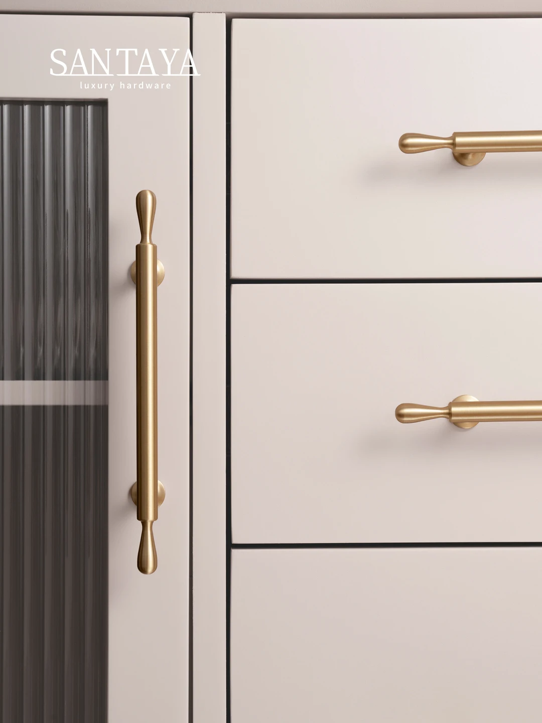 Твердая латунь европейские роскошные капли воды стильная мебельная ручка ручки