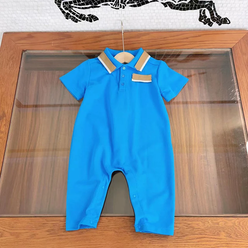 2023 Summer New Boys Bodysuit Short Sleeve NewBorn Children's Romper Baby Clothing