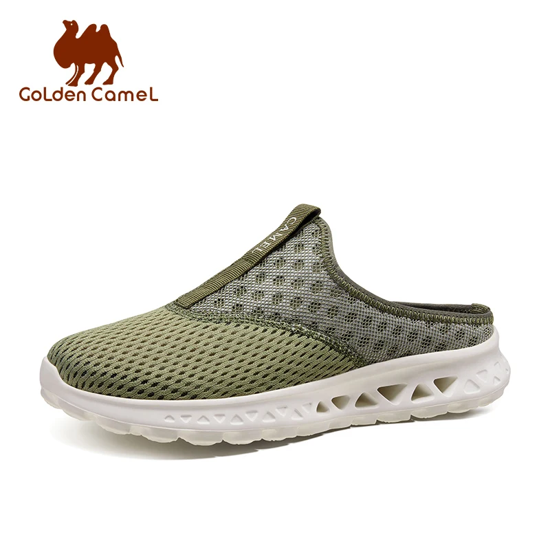 

Goldencamel Men's Shoes Outdoor Casual Shoes 2022 Summer New Breathable Comfortable Lightweight Hole Mesh Shoes for Men Slippers
