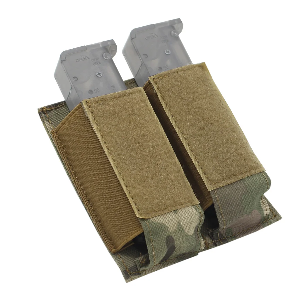 

Tactical Molle Pistol Double 9mm Magazine Pouch Handgun Mag pouch For Glock M1911 92F 40MM Grenade Etc