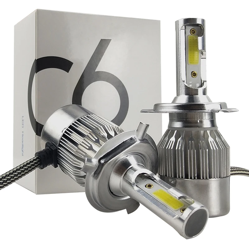 Яркие светодиодные лампы H4 для фар по хорошей цене - купить выгодной |