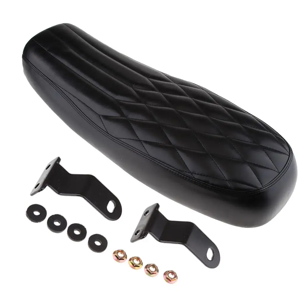

Черное сиденье для Кафе Racer CB Suzuki GS Запчасти