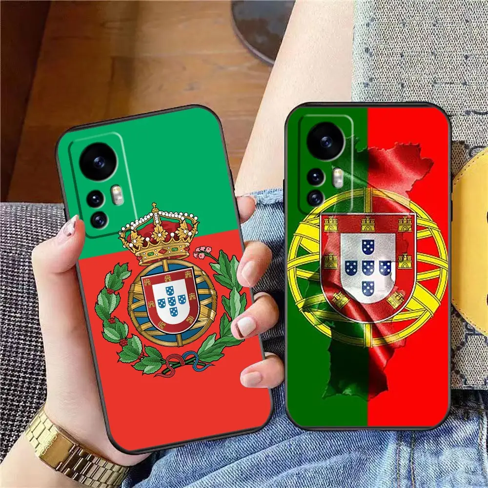 

Flag Of Portugal Phone Case For Xiaomi 13 12 12X 12T 11 11T 10 9SE 9 CC9 8SE 8 Pro Lite Plus Case Cover Funda Cqoue Shell Capa