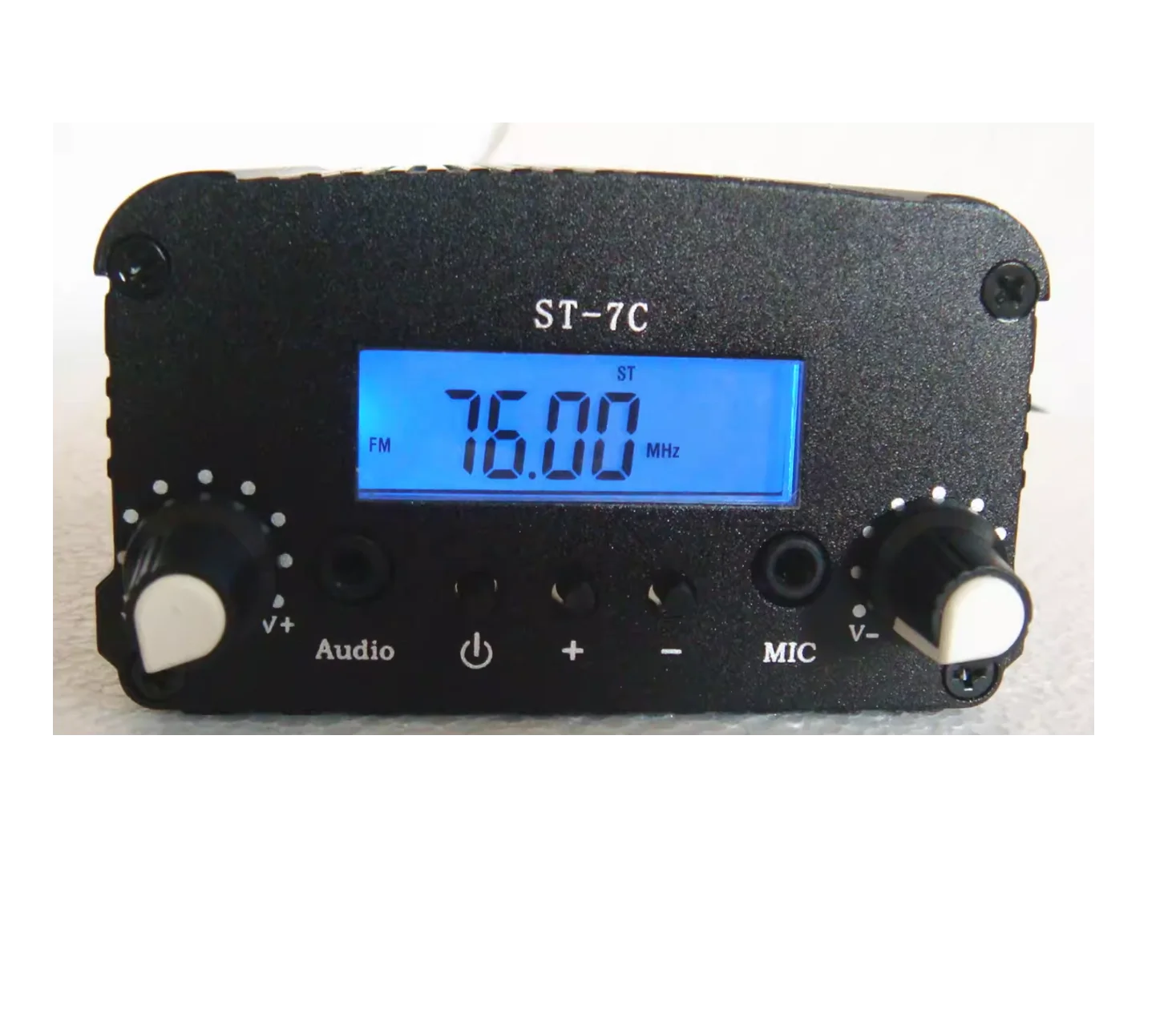 _ 1 Вт/7 Вт 12 В 3 А 76-108 МГц Стерео PLL FM-передатчик радиостанция для вещания полный