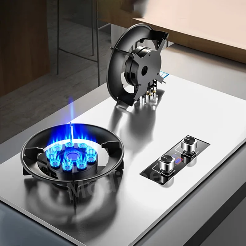 

8.5Kw Gas Stove Dual Stove Household Embedded Natural Gas Liquefied Gas Timing Stove Fierce Fire Stove Desktop Dual-Use Kitchen