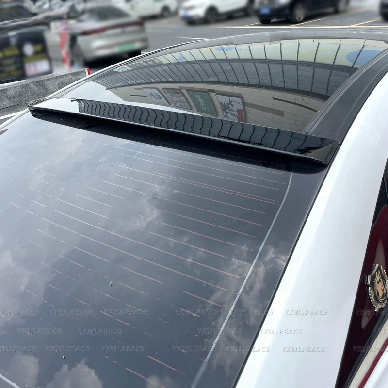 Для Hyundai Sonata 8 2011 2012 2013 2014 АБС-пластик цвет грунтовки спойлер на крышу заднего окна