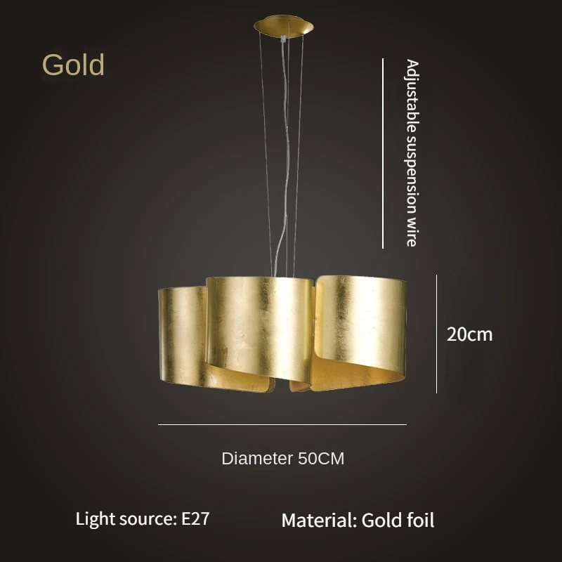 

Подвесной светильник ZISIZ Jinbo E27 золотой