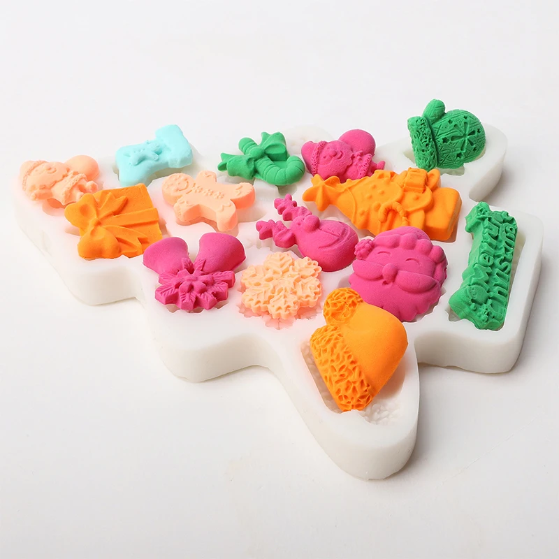 

Christmas Tree Silicone Baking Mould Fondant Cake Mold DIY Cupcake Chocolate Biscuits Candy Mold Cake Decorating Tools