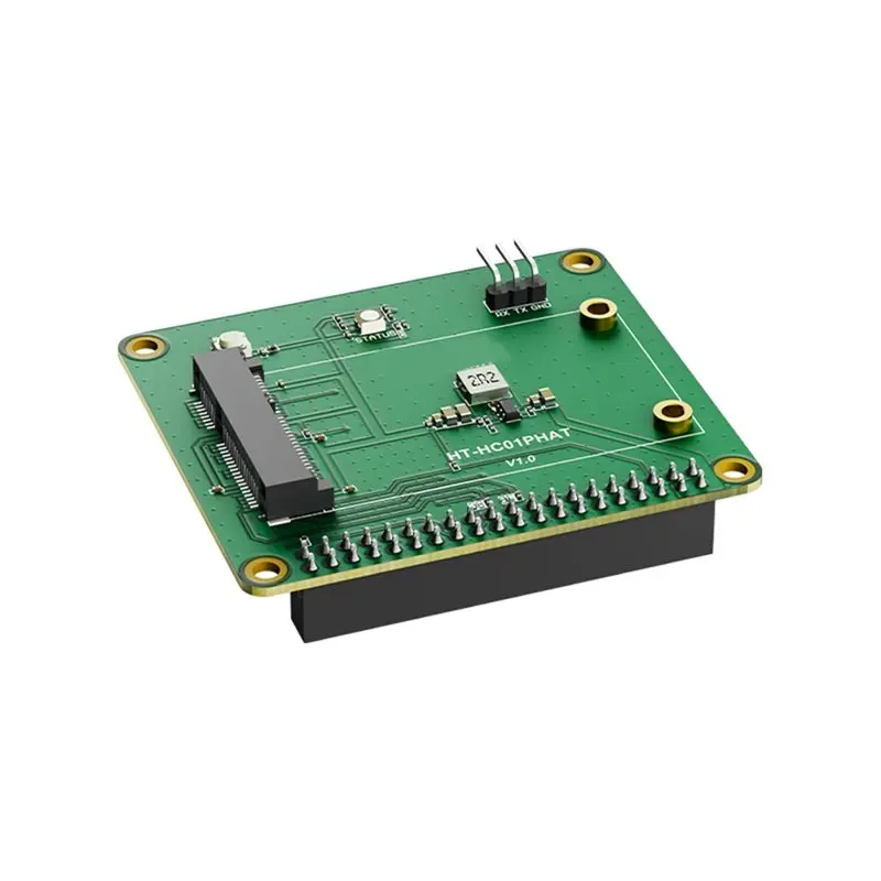 Фото B03B-HT-HC01PHAT HT-HC01P для Raspberry Pi HAT, модуль Wi-Fi HC01P с интерфейсом Mini PCIe для HC01P и HC01P V2 №1