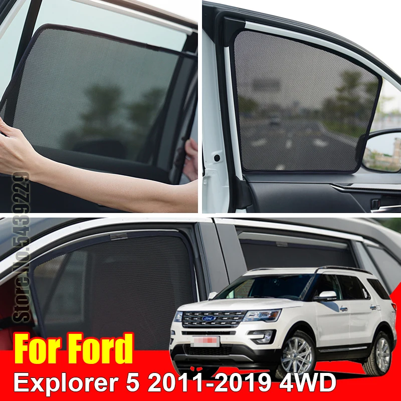 

Магнитный автомобильный солнцезащитный козырек для Ford Explorer 5 2011-2019 4WD