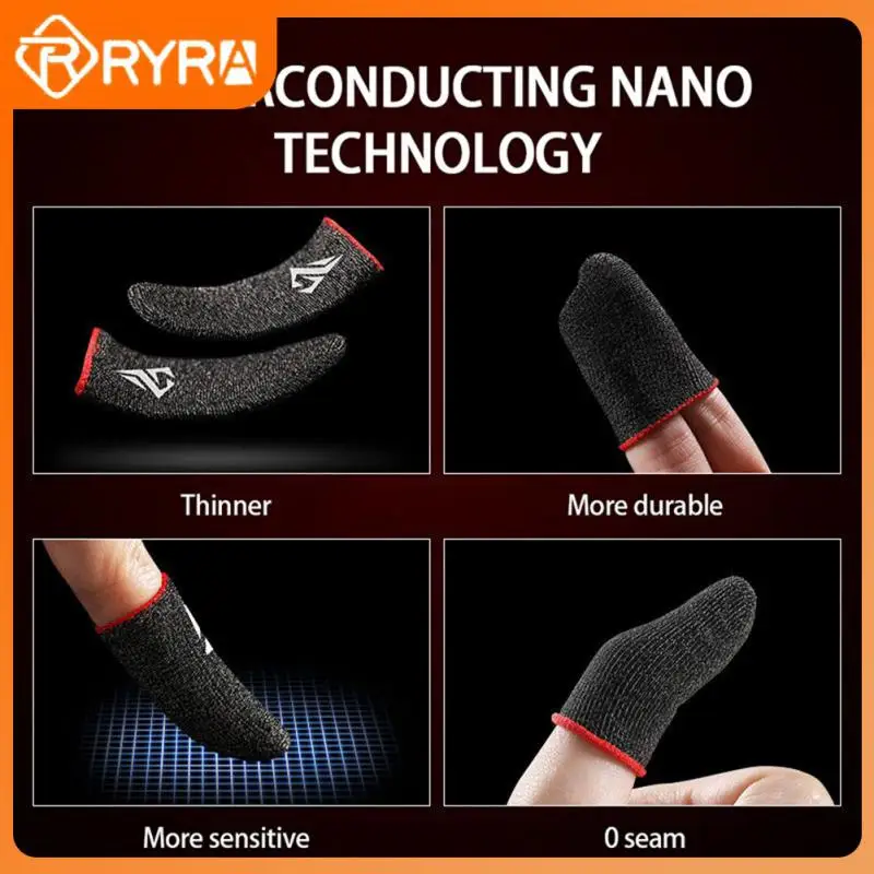 

Ultra-thin Gaming Finger Sleeve Touch Screen Thumb Gloves Finger Cover Breathable Fingertips Breathable Fingertip Cover