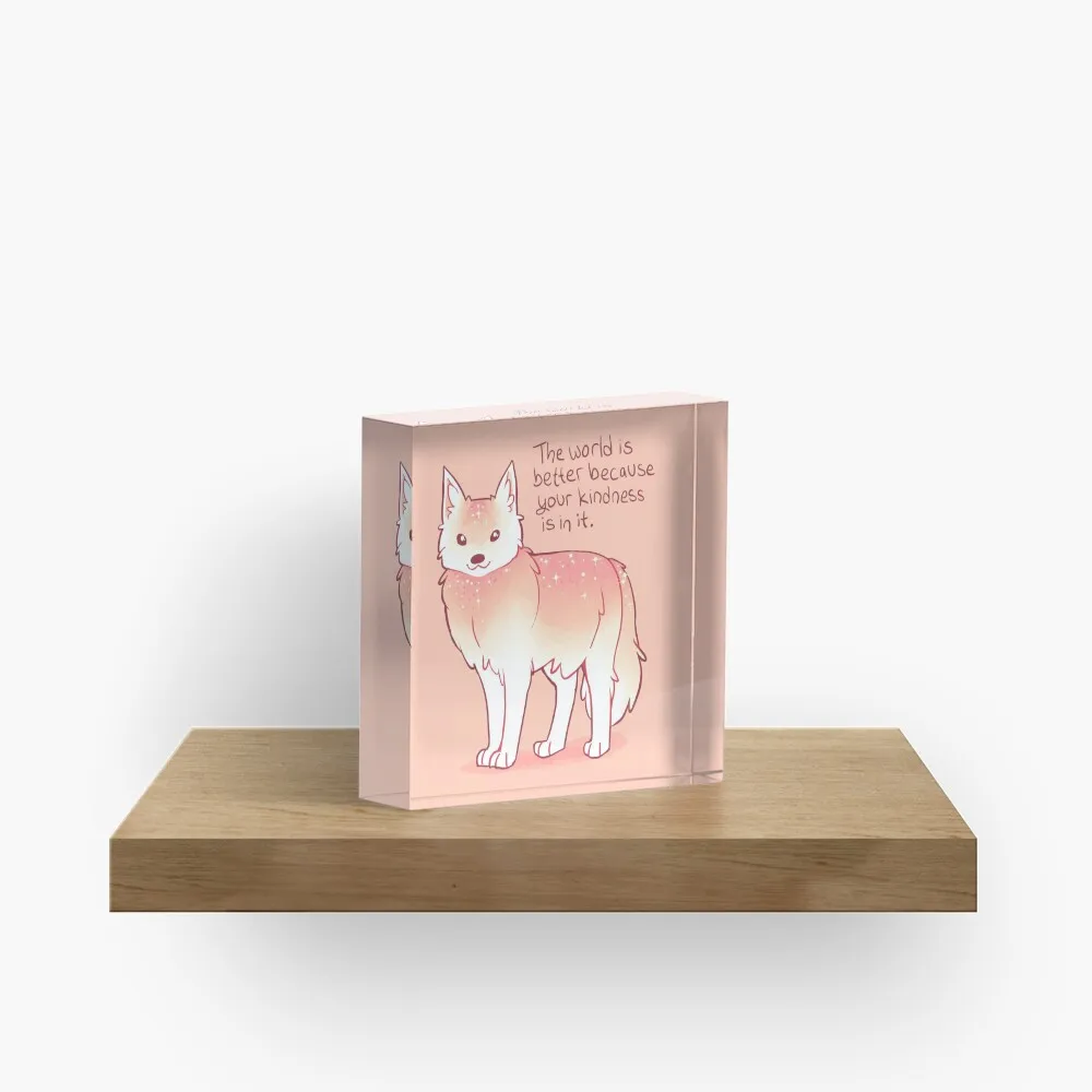 Мир лучше потому что ваши акриловые блоки Kindne забавные Свадебные модные Семейные