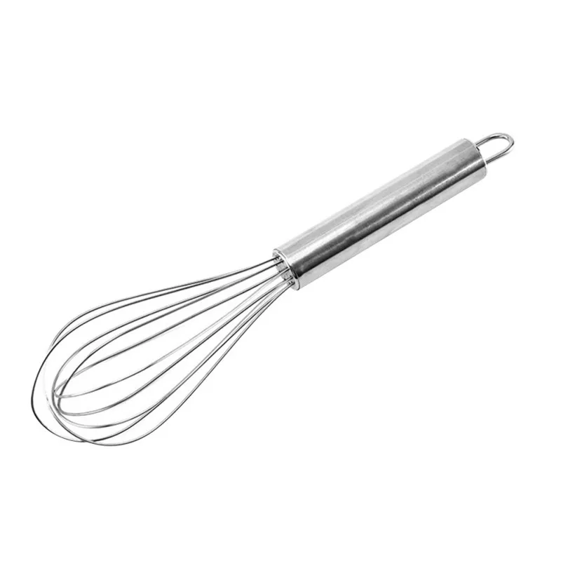 

10 Inch Egg Whisk Stainless Steel Egg Beater Balloon Wire Whisk Hand Egg Cream Milk Mixer Kitchen Baking Accessories