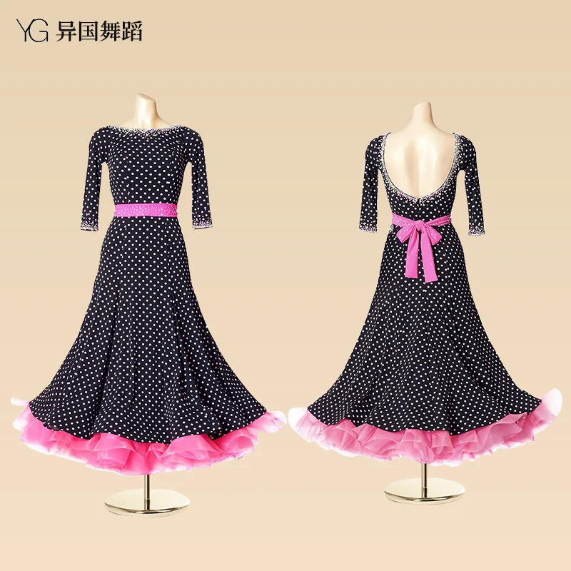 

Новинка 2022, женское платье для бальных танцев, платья для вальса, стандартные костюмы W22013