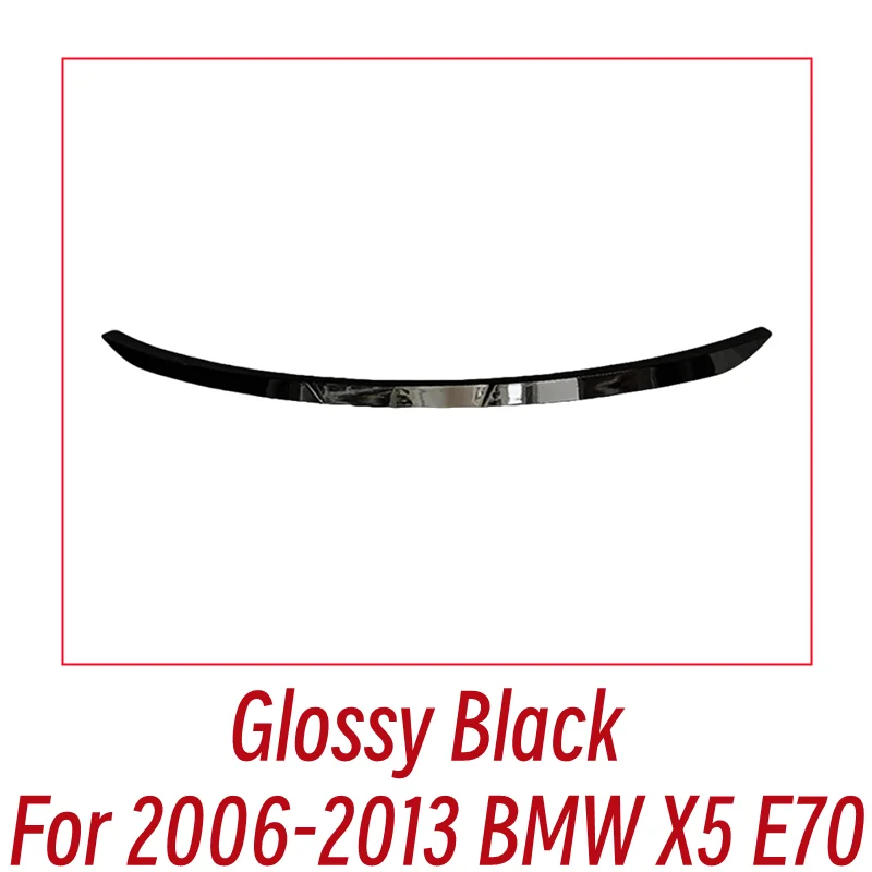 

Для BMW X5 E70 2006 07 08 09 10 11 12 13 Bodykit Автомобильная задняя средняя крышка багажника, спойлер, крылья, черный карбоновый тюнинг, аксессуары, часть