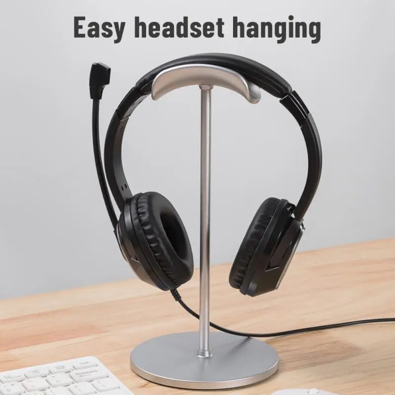 

Detachable Headphone Stand Silver Computer Headphone Stand Luminum Headphone Rack For Airpods Max Display Stand Black New Style