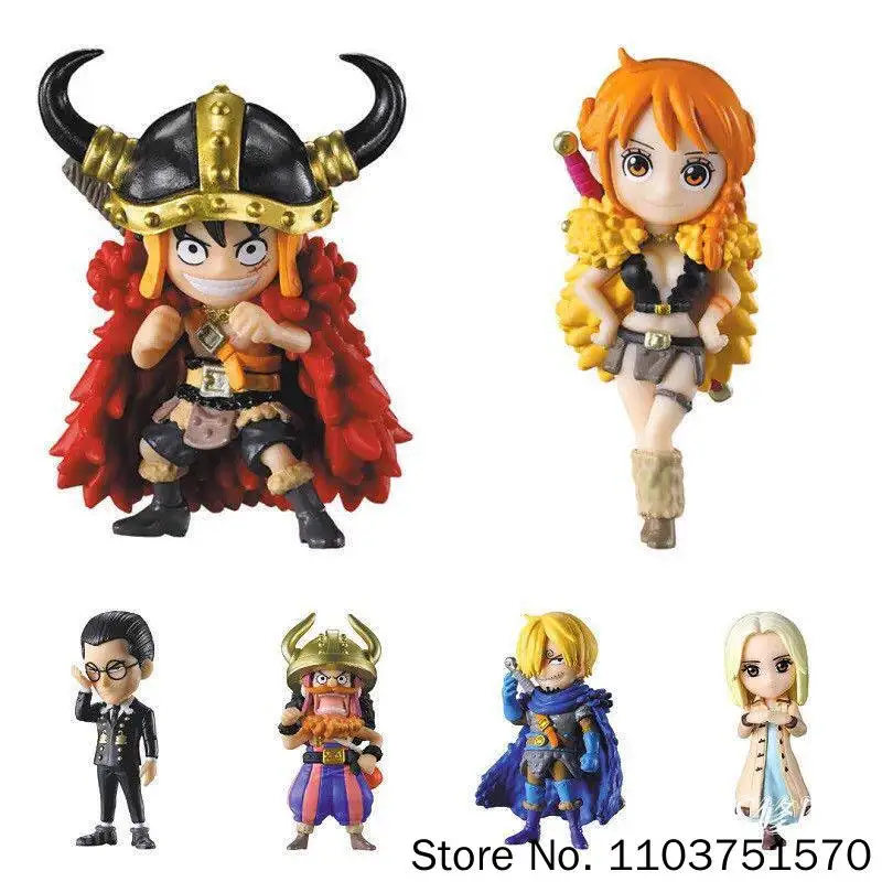 Коллекционная фигурка Bandai One Piece Gashapon Devil Fruit 25th Battle: Луффи, Нами, Санджи, Усопп — модель для взрослых коллекционеров (art.: 3920db7d7c4bf) - 3920db7d7c4bf