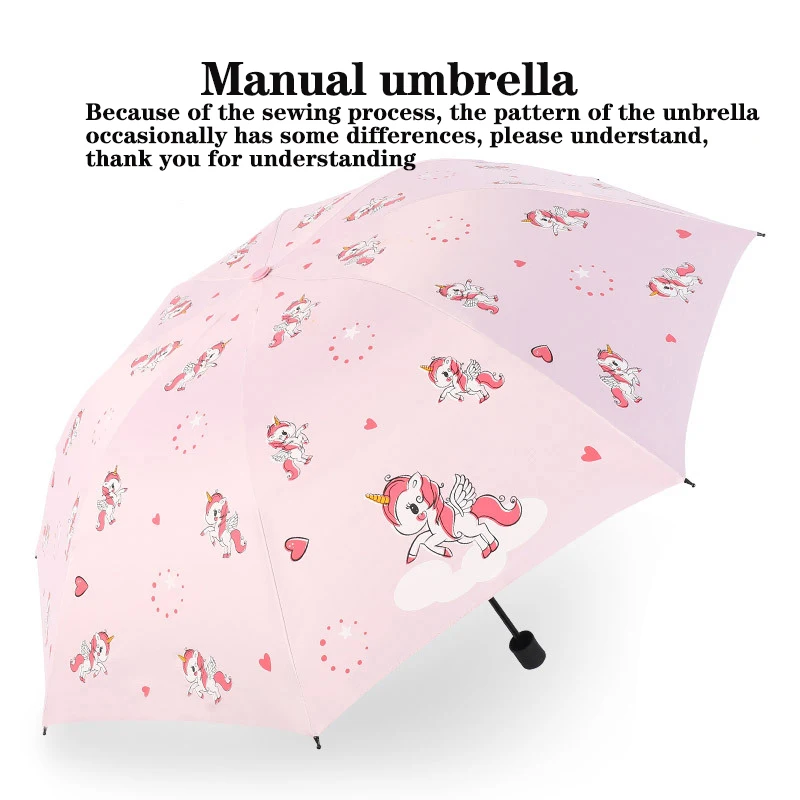 

Складной зонт с единорогом