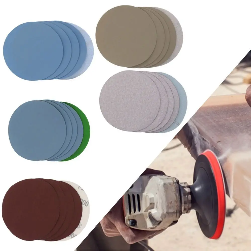 

125mm 1000#2000#3000#4000#5000# Grinding For Wood Metal Hook-&-Loop Wet Dry Sandpaper Flocking Emery Paper Sanding Pad