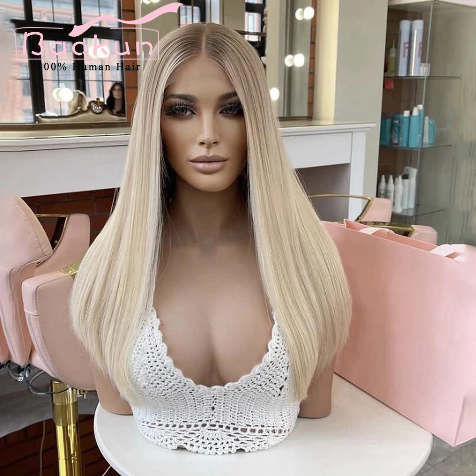 Парик из натуральных волос 13 х6 дюймов х4