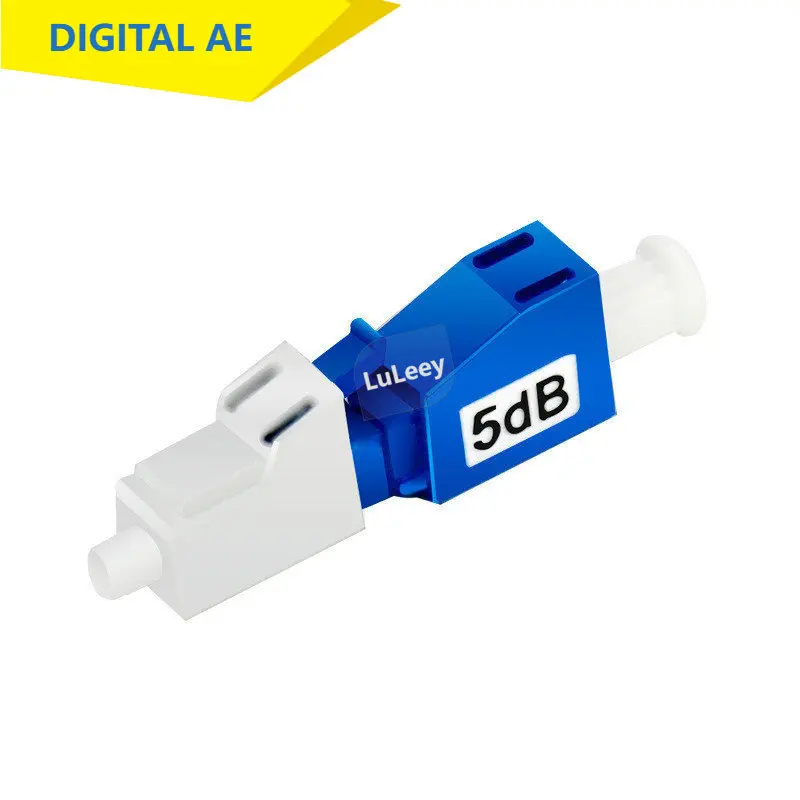 

2pcs LC UPC 5DB Attenuator Flange Connector Fiber Attenuator Return Loss 55dB Single Mode 1310~1550nm