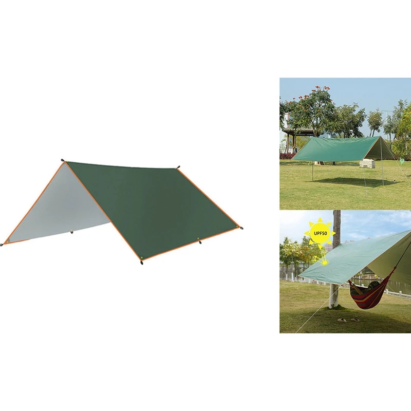 

Awning Waterproof Tarp Tent Shade Ultralight Garden Canopy Sunshade Outdoor Camping Hammock Rainbeach Sun Shelter