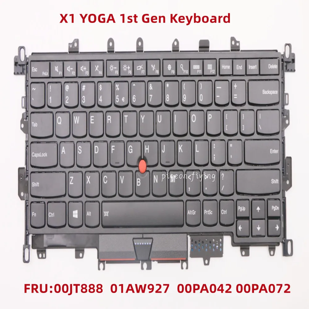 Для Thinkpad X1 Yoga Teclado EUA английский макет embuido набор ретролюминесцентных Chaves FRU: 00JT888 01AW927 00PA042 00PA072