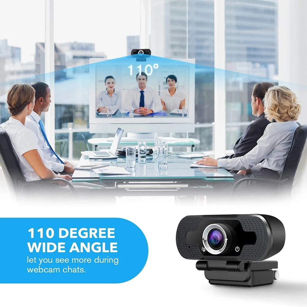 

Digital USB Video Recorder Home Office 1080P Full HD USB Web Camera with Microphone for Video Conference Live Streaming