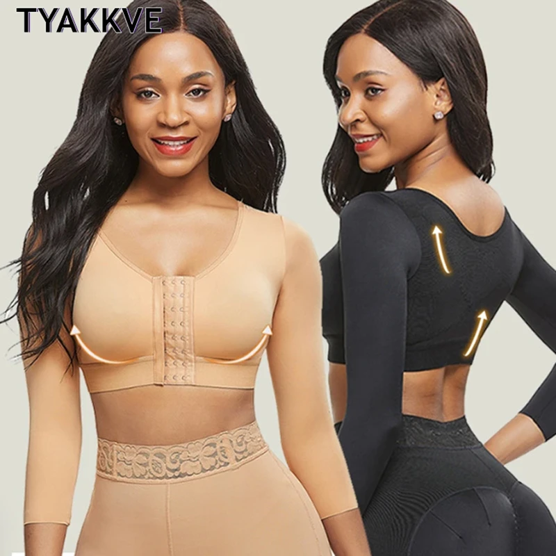 

Женский бесшовный спортивный бюстгальтер, Корректирующее белье для рук и груди, Корректирующее белье для похудения, Корректирующее белье д...