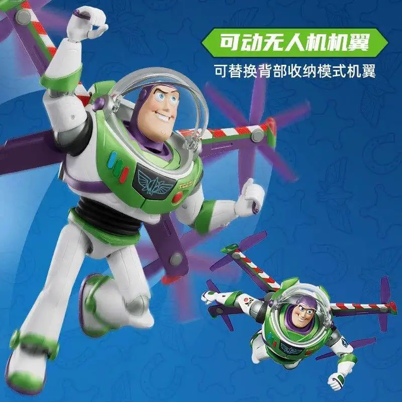 Фото Новые конструкторы Blokees Disney Pixar Toy Story 5: Высокотехнологичная фигурка Базза Лайтера (Чемпионский класс), коллекционная модель, декоративная игрушка №4