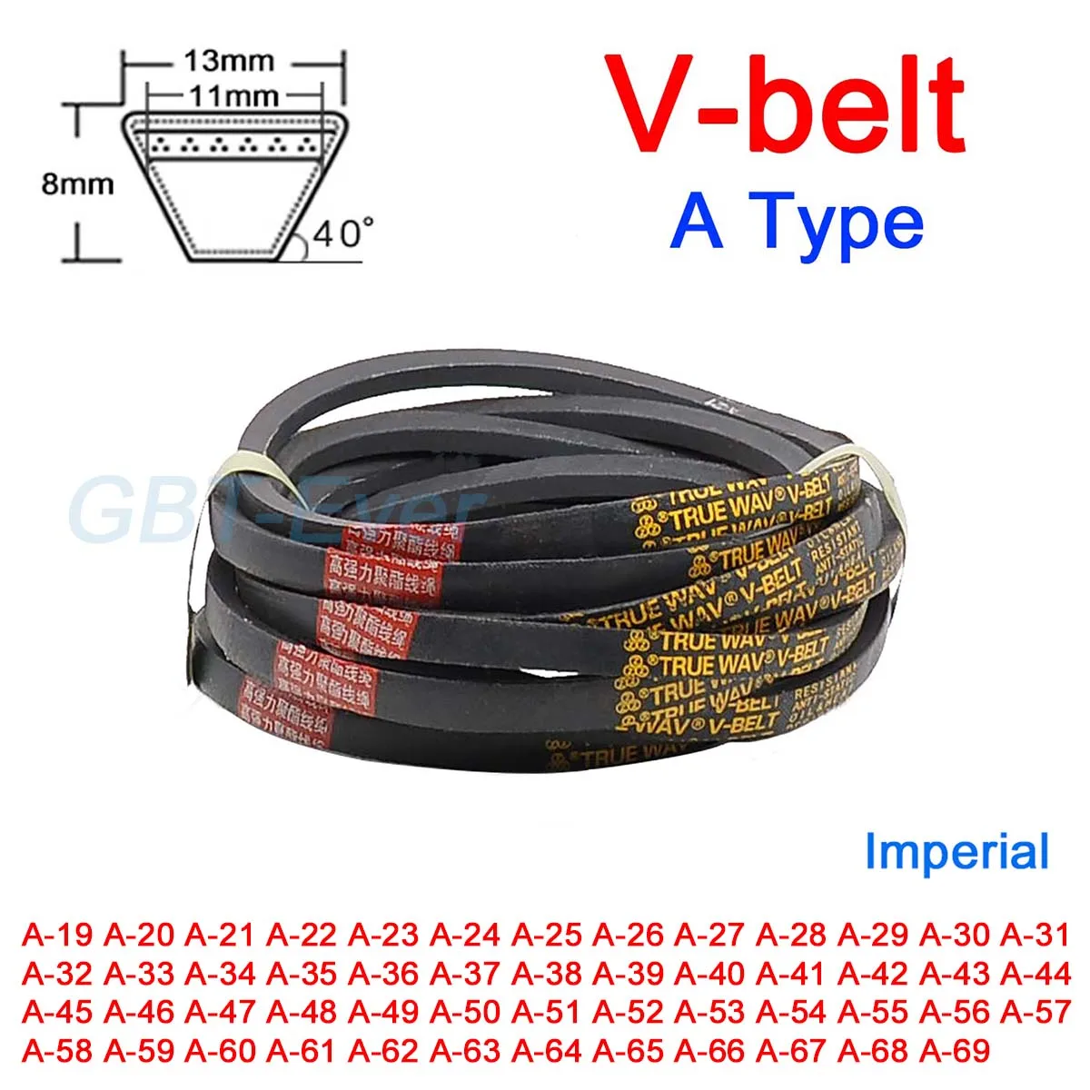 

1 шт. треугольный ремень типа A A-19 A-20 A-21 A-22 A-23 A-24 A-25 A-26 A-27 A-28 ~A69 для автомобильной сельскохозяйственной техники